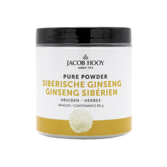 Jacob Hooy Pure Powder Siberische ginseng 80 Gram