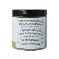 Jacob Hooy Pure Powder tarwegras 80 Gram