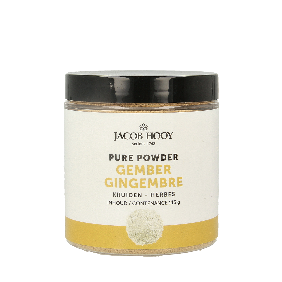Jacob Hooy Pure powder gember 115.00 Gram