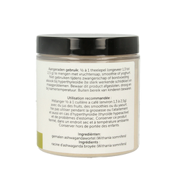 Jacob Hooy Pure powder ashwaganda 90.00 Gram