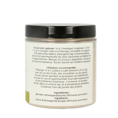 Jacob Hooy Pure powder ashwaganda 90 Gram