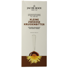 Jacob Hooy Zweedse kruidenbitter groot 500 Milliliter