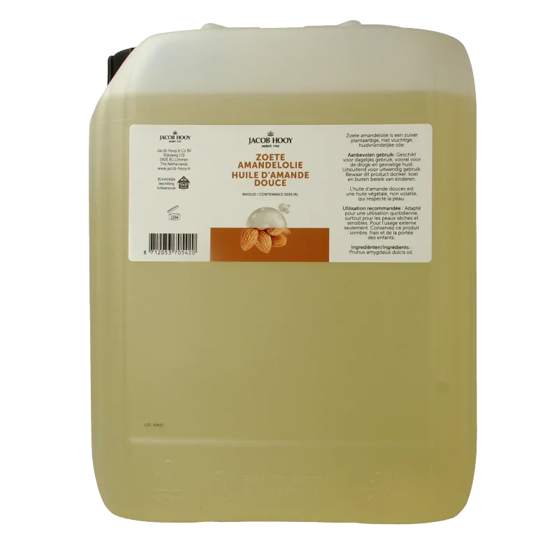 Jacob Hooy Amandelolie zoet 5000 Milliliter