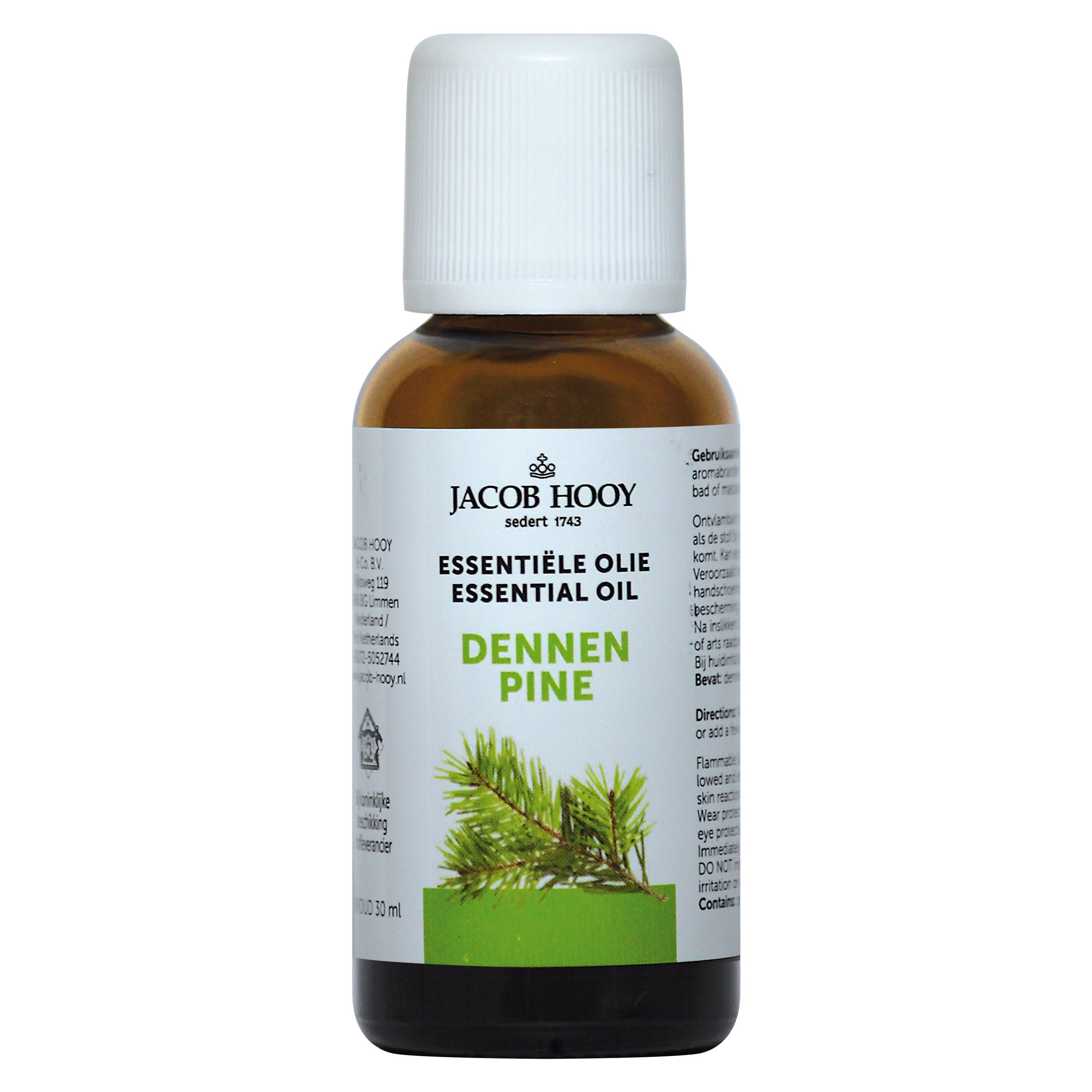 Jacob Hooy Dennen olie 30 Milliliter