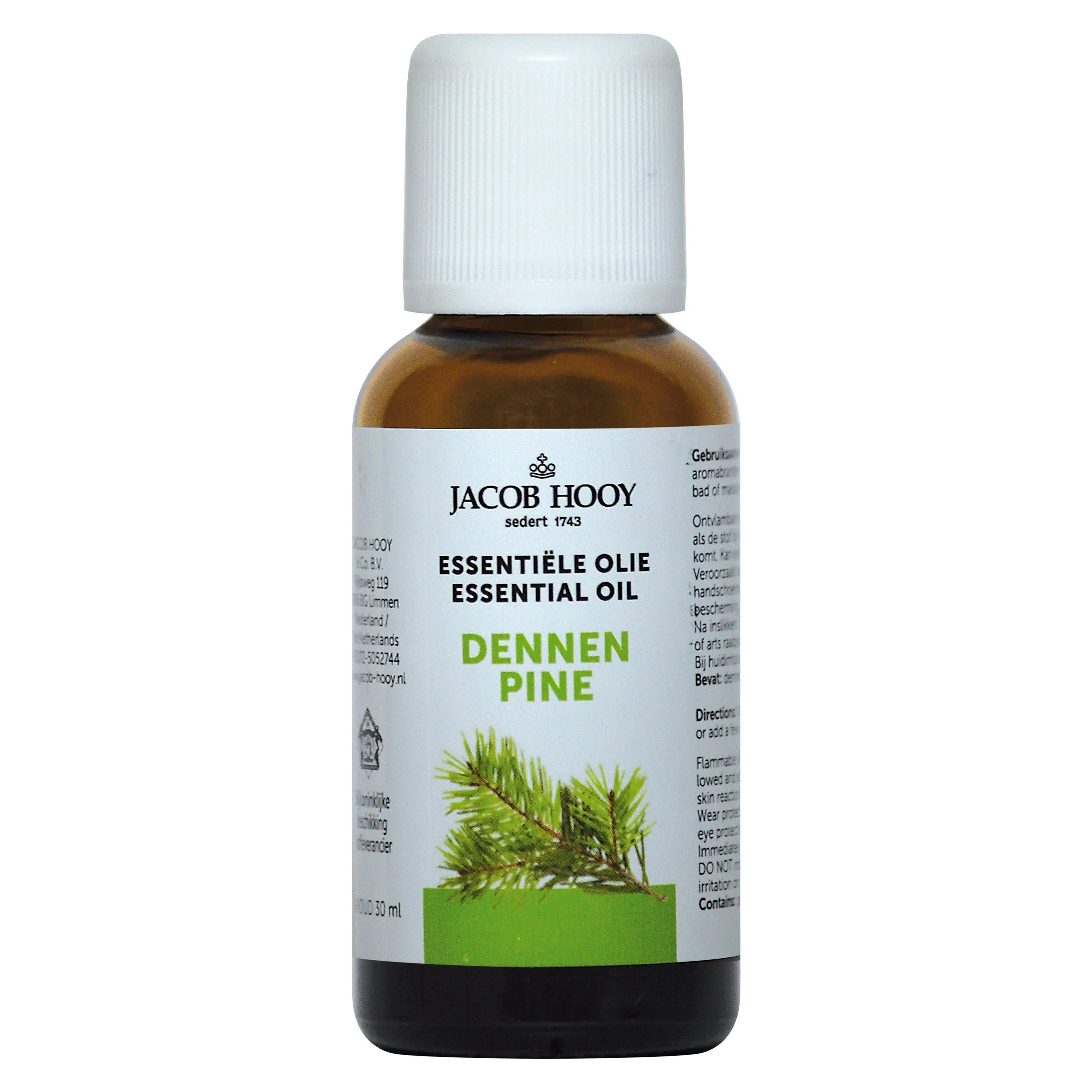 Jacob Hooy Dennen olie 30 Milliliter