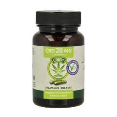 Jacob Hooy CBD Capsules 20mg 30 Capsules