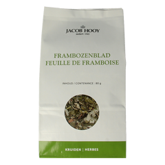 Jacob Hooy Frambozenblad 80.00 Gram