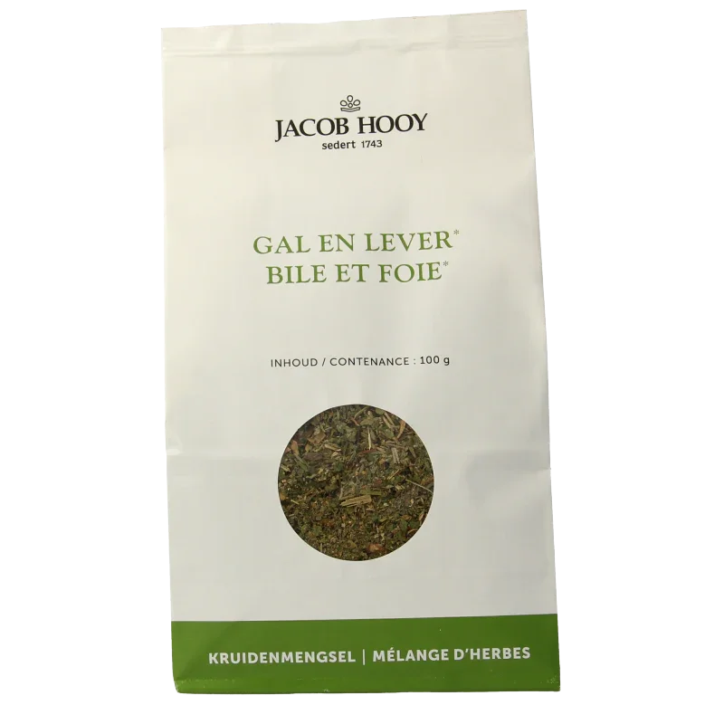 Jacob Hooy Gal en leverkruiden 100.00 Gram