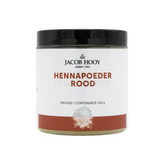 Jacob Hooy Hennapoeder rood potje 100 Gram