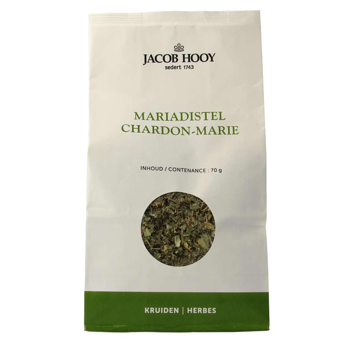 Jacob Hooy Mariadistel kruiden 70.00 Gram