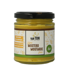 Van Ton Mosterd fijn bio 170 Gram