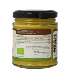 Van Ton Mosterd fijn bio 170.00 Gram