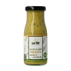Van Ton Mosterd dille dressing bio 150.00 Milliliter