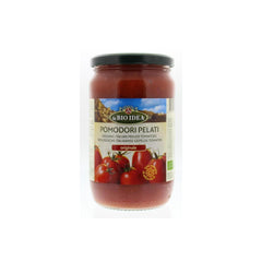 Bioidea Tomaten gepeld (glas) bio 660 Gram