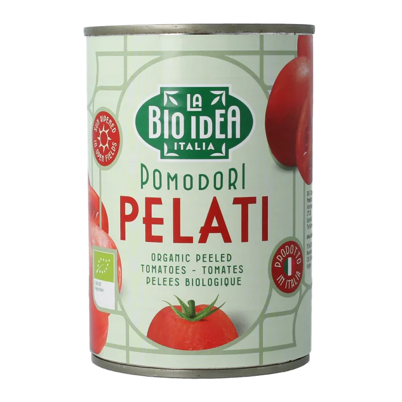Bioidea Tomaten gepeld bio 400 Gram