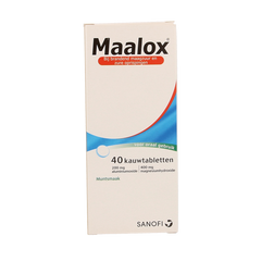 Maalox Kauwtabletten 200/400mg 40.00 Kauwtabletten