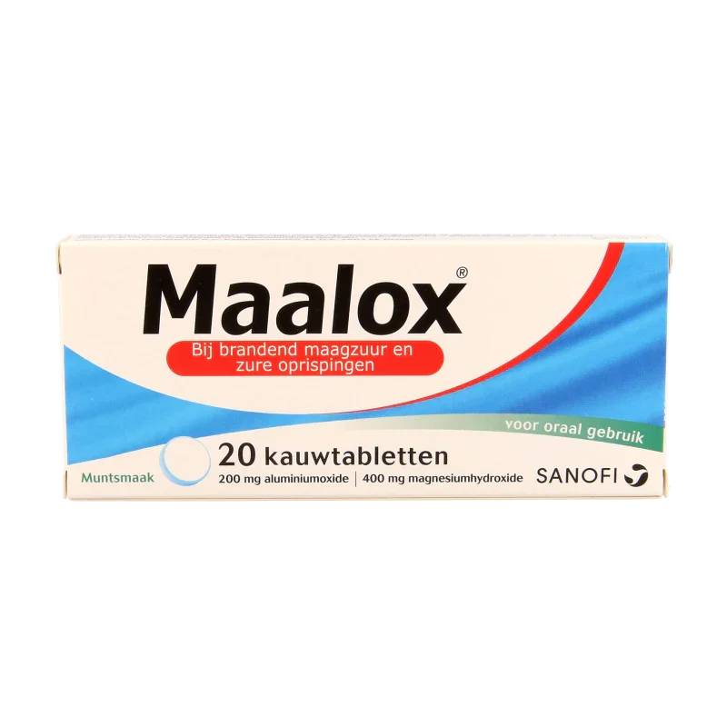 Maalox Kauwtabletten 200/400mg 20 Kauwtabletten