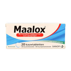 Maalox Kauwtabletten 200/400mg 20 Kauwtabletten