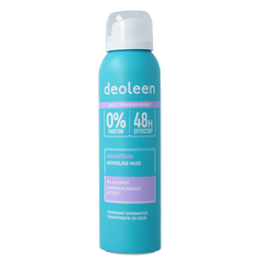 Deoleen Deodorant spray satin sensitive zonder alcohol 150 Milliliter