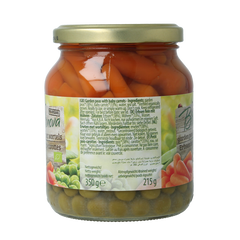Bionova Doperwten met wortel bio 350 Gram