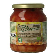Bionova Witten bonen in tomatensaus bio 350.00 Gram