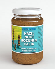 Horizon Hazelnoot rozijnenpasta eko bio 350.00 Gram