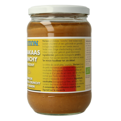 Horizon Pindakaas crunchy met zeezout eko bio 650.00 Gram