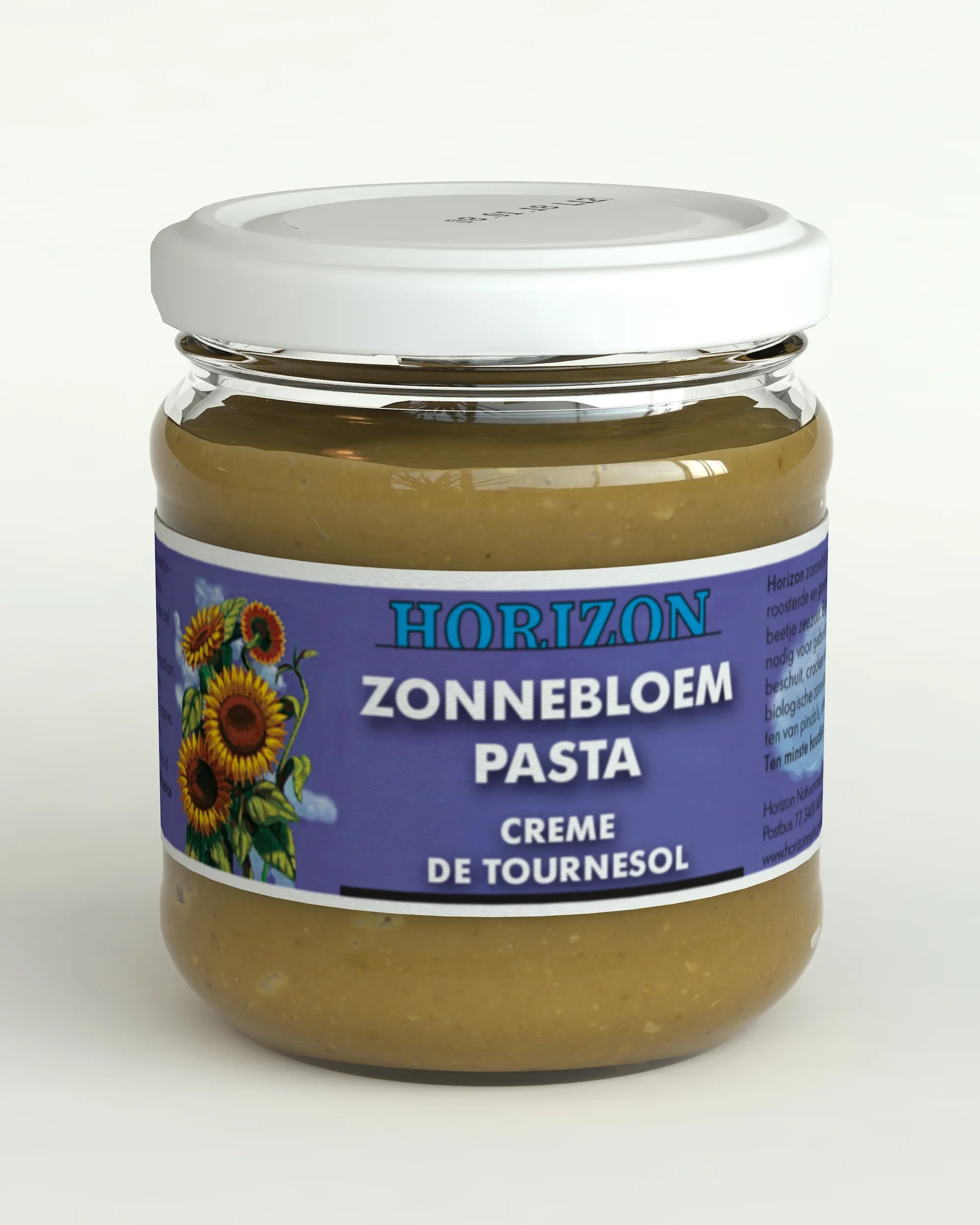 Horizon Zonnebloempasta met zeezout eko bio 175 Gram