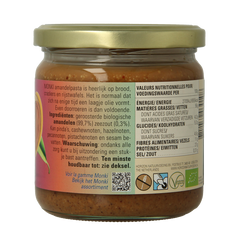 Monki Amandelpasta met zout bio 330 Gram