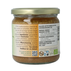 Monki Hazelnootpasta eko bio 330.00 Gram