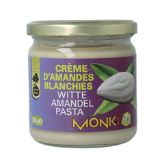 Monki Witte amandelpasta eko bio 330 Gram