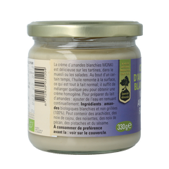 Monki Witte amandelpasta eko bio 330 Gram