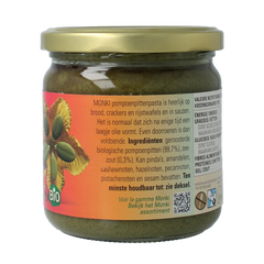 Monki Pompoenpittenpasta bio 330.00 Gram