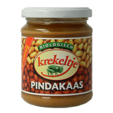 Krekeltje Pindakaas met zout eko bio 250.00 Gram