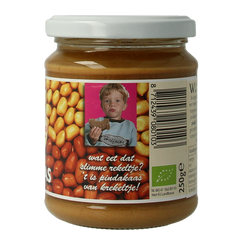 Krekeltje Pindakaas met zout eko bio 250 Gram