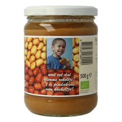Krekeltje Pindakaas met zout eko bio 500 Gram