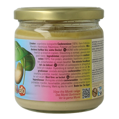 Monki Witte cashewpasta bio 330.00 Gram