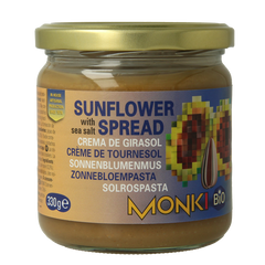 Monki Zonnebloempasta bio 330.00 Gram