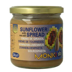 Monki Zonnebloempasta bio 330 Gram