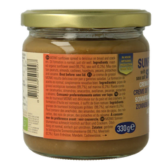 Monki Zonnebloempasta bio 330 Gram