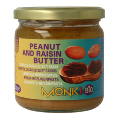 Monki Pinda rozijnenpasta bio 330.00 Gram