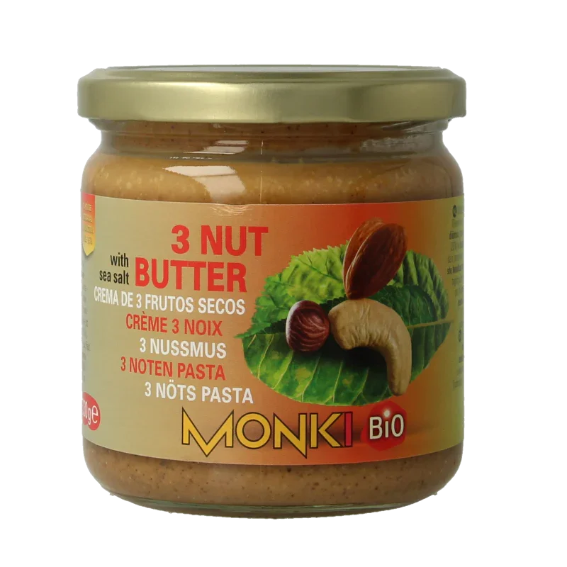 Monki 3 Notenpasta bio 330 Gram