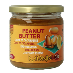 Monki Pindakaas zonder zout bio 330.00 Gram