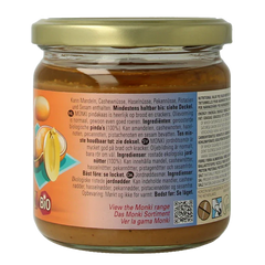 Monki Pindakaas zonder zout bio 330 Gram