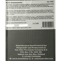 Meenk Bosbessen pastilles 4000 Gram