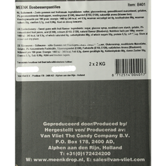 Meenk Bosbessen pastilles 4000.00 Gram
