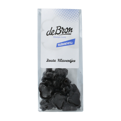 De Bron Zoute klavertjes suikervrij 90 Gram