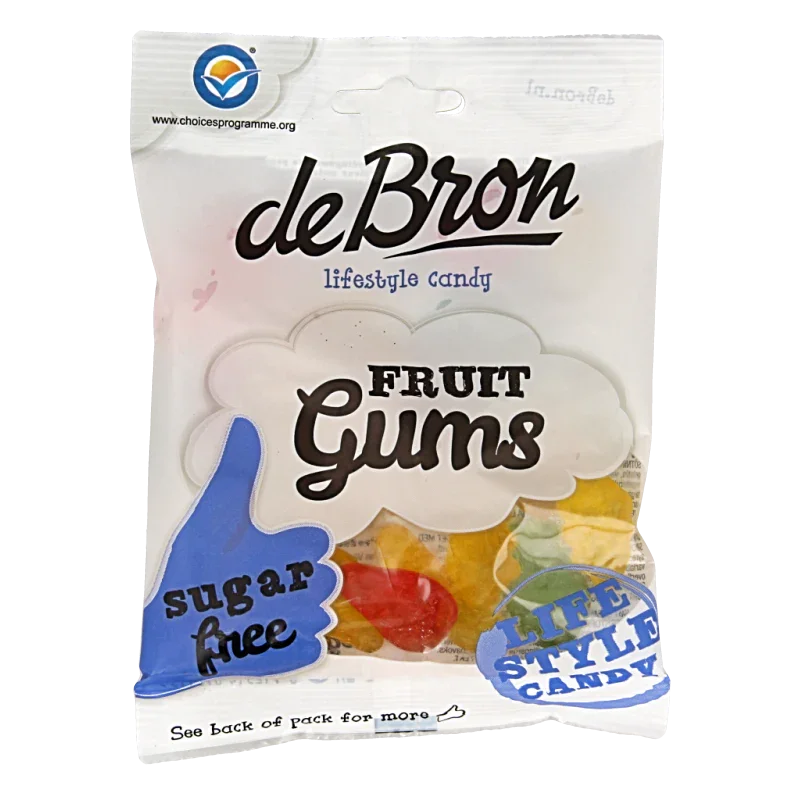 De Bron Fruitgums suikervrij 100 Gram