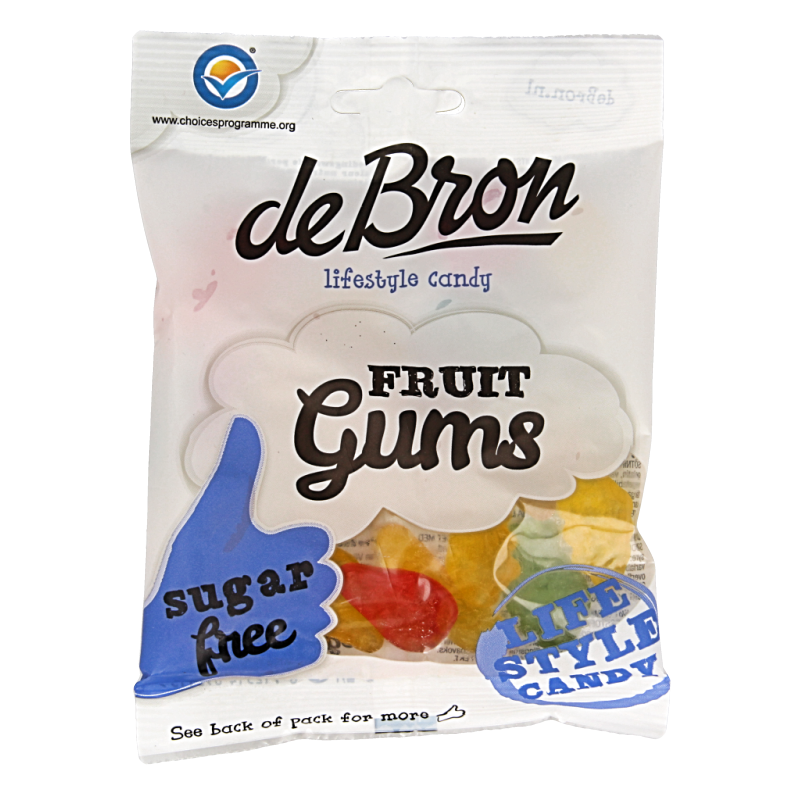 De Bron Fruitgums suikervrij 100 Gram
