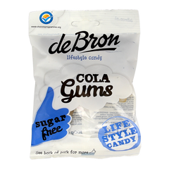 De Bron Cola gums suikervrij 100.00 Gram